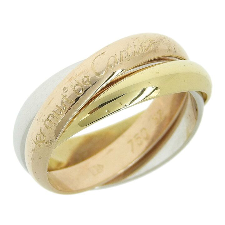 楽天市場】【返品OK】カルティエ トリニティ リング #52 11.5号 K18YG  