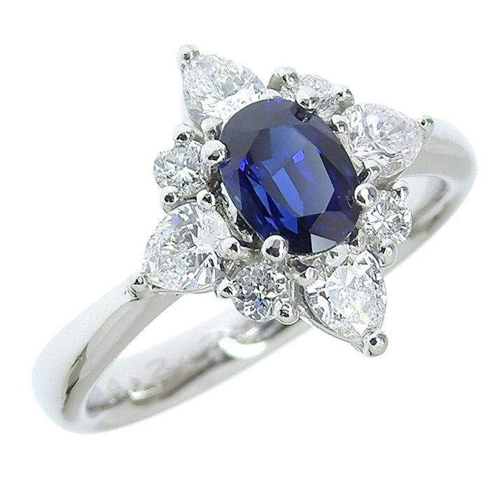 楽天市場】【返品OK】0.98ct 天然サファイア リング 11号 Pt900 新品  