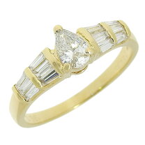 楽天市場】k18 リング 中古（宝石のカットペアー）（レディース 