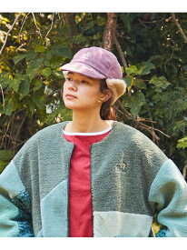 【SALE／30%OFF】go slow caravan/(U)コーデュロイ ボアキャップ GO SLOW CARAVAN ゴースローキャラバン 帽子 キャップ ベージュ ブラック グリーン ピンク【RBA_E】[Rakuten Fashion]