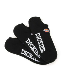 (M)Dickies/Dickies ロゴ刺繍底パイル スニーカーソックス 3Pパック Dickies ジャックローズ 靴下・レッグウェア 靴下 ブラック ホワイト[Rakuten Fashion]