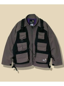 【SALE／30%OFF】ライトシェルナイロンユーティリティー3WAYJKT (MENS) go slow caravan ゴースローキャラバン ジャケット・アウター ブルゾン・ジャンパー ブラウン グレー【RBA_E】【送料無料】[Rakuten Fashion]