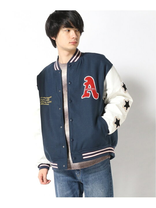 楽天市場】【SALE／30%OFF】(M)JACKROSE/JE ワッペンスタジャン 