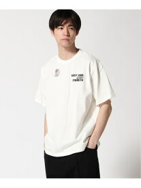 ROUGH TRADE/(M)USAコットンピグメントロゴTEE ROUGH TRADE サンコーバザール トップス カットソー・Tシャツ ホワイト グレー パープル[Rakuten Fashion]