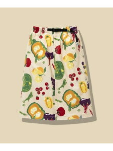 �L�����o�X�x�W�^�u���t���[�c�X�J�[�g (WOMENS) go slow caravan �S�[�X���[�L�����o�� �X�J�[�g ���̑��̃X�J�[�g �u���b�N �x�[�W���y���������z[Rakuten Fashion]