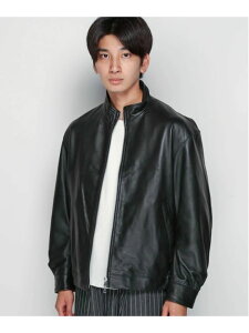 �ySKOOKUM×JACKROSE�z LAMB LEATHER BLOUSON 2025(MENS) COLLABORATION �W���b�N���[�Y �W���P�b�g�E�A�E�^�[ ���̑��̃W���P�b�g�E�A�E�^�[ �u���b�N�y���������z[Rakuten Fashion]