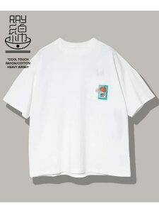 RAY�� �A�N�e�B�u�p�^�[�� NOU PKT BIG TEE (MENS) go slow caravan �S�[�X���[�L�����o�� �g�b�v�X �J�b�g�\�[�ET�V���c �z���C�g �u���b�N�y���������z[Rakuten Fashion]