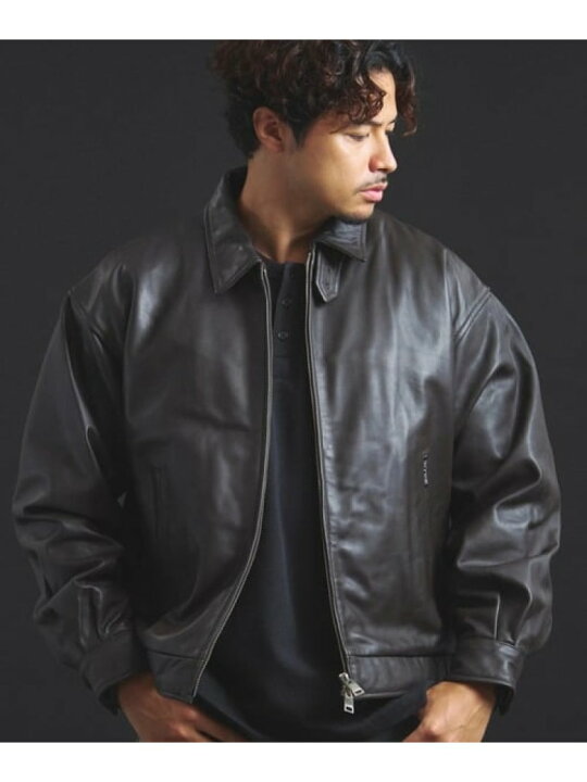 楽天市場】【SKOOKUM×JACKROSE】 LAMB LEATHER ZIP JACKET 2025(MENS 
