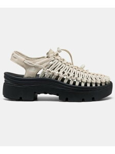KEEN/�L�[�� UNEEK PLT (MENS) KEEN �S�[�X���[�L�����o�� �V���[�Y�E�C �T���_�� �z���C�g �u���b�N�y���������z[Rakuten Fashion]