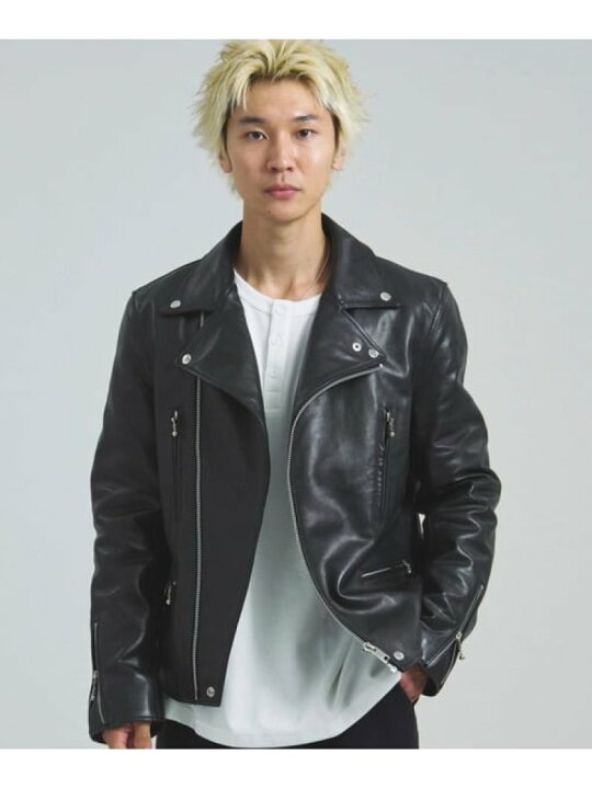 楽天市場】JE-BUFFARO CALF LEATHER DOUBLE RIDERS JACKET 2025(MENS 