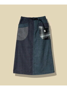 �ySALE�^30%OFF�zWOOL LIKE FABRIC�N���C�W�[�e�|�P�X�J�[�g (WOMENS) go slow caravan �S�[�X���[�L�����o�� �X�J�[�g ���̑��̃X�J�[�g �u���E�� �O���[�yRBA_E�z�y���������z[Rakuten Fashion]