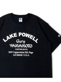 (M)Russell Athletic/RussellxGary LAKE POWELL Heavy Cotton Jersey S/S T Russell Athletic ジャックローズ トップス カットソー・Tシャツ ブラック ホワイト【送料無料】[Rakuten Fashion]