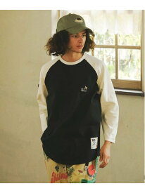 【SALE／30%OFF】超ヘビーUSA/C 8分袖ゆったりBB TEE (MENS) go slow caravan ゴースローキャラバン トップス カットソー・Tシャツ ネイビー ホワイト グレー【RBA_E】【送料無料】[Rakuten Fashion]