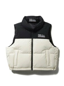 �ySALE�^60%OFF�zFIRST DOWN/�t�@�[�X�g�_�E�� SHORT BUBBLE DOWN VEST MICROFT(WOMENS) SELECT BRANDS �W���b�N���[�Y �g�b�v�X �x�X�g�E�W�� �u���b�N �z���C�g�yRBA_E�z�y���������z[Rakuten Fashion]