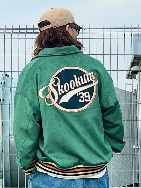 楽天市場】SKOOKUM/スクーカム×JEフェイクスウェード刺繍グラジャン 