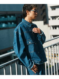 (M)JACKROSE/JE-FRINGE 2ND DENIM JKT JACKROSE ジャックローズ ジャケット・アウター デニムジャケット ブルー ブラック【送料無料】[Rakuten Fashion]