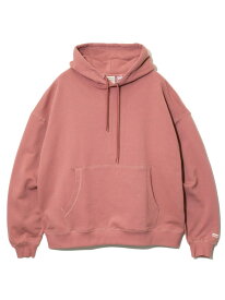 Goodwear/(M)BIG フードパーカー Goodwear ゴースローキャラバン トップス パーカー・フーディー カーキ グレー ピンク ベージュ ブラック【送料無料】[Rakuten Fashion]