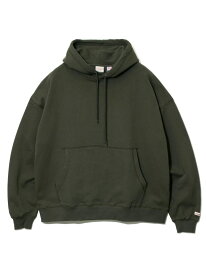 Goodwear/(M)BIG フードパーカー Goodwear ゴースローキャラバン トップス パーカー・フーディー カーキ グレー ピンク ベージュ ブラック【送料無料】[Rakuten Fashion]