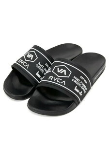RVCA/���[�J CHAINMAIL SHOWER SLIDE SELECT BRANDS �W���b�N���[�Y �V���[�Y�E�C �T���_�� �I�����W �u���b�N�y���������z[Rakuten Fashion]