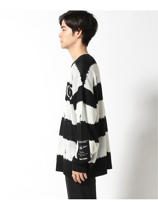 楽天市場】(U)JACKROSE/JE ダメージボーダーニット JACKROSE ジャック 