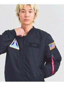 ALPHA/�A���t�@ NASA MA-1 FLIGHT JACKET GEN II(MENS) SELECT BRANDS �W���b�N���[�Y �W���P�b�g�E�A�E�^�[ �u���]���E�W�����p�[ �u���b�N�y���������z[Rakuten Fashion]