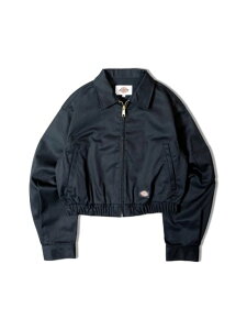 Dickies/�f�B�b�L�[�Y CROPPED EISENHOER JACKET(WOMENS) SELECT BRANDS �W���b�N���[�Y �W���P�b�g�E�A�E�^�[ �u���]���E�W�����p�[ �u���b�N �u���E���y���������z[Rakuten Fashion]