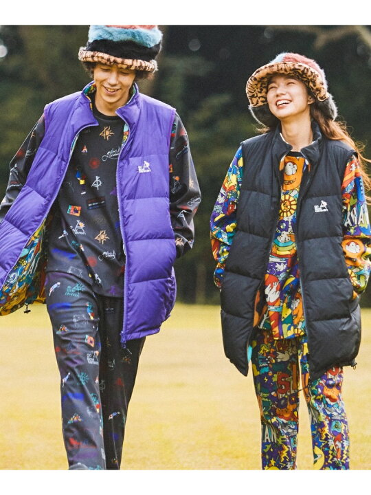 楽天市場】【SALE／70%OFF】go slow caravan/(M)ナイロンx総柄プリント 