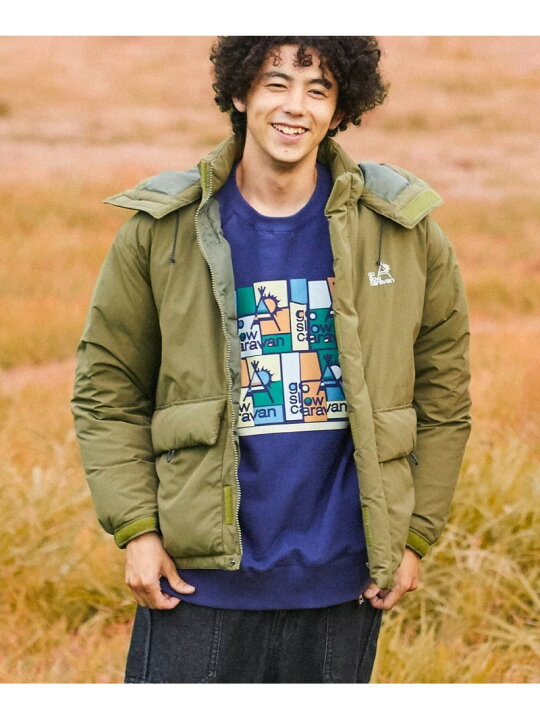 楽天市場】【SALE／50%OFF】go slow caravan/(M)撥水ナイロン ダウン 