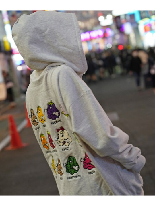 楽天市場】(M)GALLIS ADDICTION/GA×GALFY別注-12犬ジップパーカー 