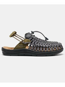 KEEN/���j�[�N UNEEK CONVERTIBLE (MENS) KEEN �S�[�X���[�L�����o�� �V���[�Y�E�C �T���_�� �u���b�N �O���[���y���������z[Rakuten Fashion]