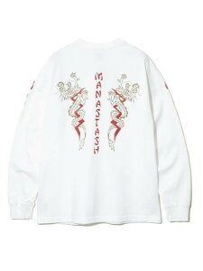 �ySALE�^40%OFF�zMANASTASH/�}�i�X�^�b�V�� DRAGON L/S TEE (MENS) GSC MENS SELECT �S�[�X���[�L�����o�� �g�b�v�X �J�b�g�\�[�ET�V���c �z���C�g �l�C�r�[�yRBA_E�z�y���������z[Rakuten Fashion]