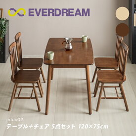 【即日発送＆日時指定可】 ダイニングセット 5点セット 4人掛け 120×75cm ダイニングテーブル ダイニングチェア 4脚セット 4人用 ダイニングテーブルセット ダイニングチェアセット 五点セット 四人掛け 食卓テーブル 食卓椅子 四脚セット 四人用 幅120cm 奥行75cm