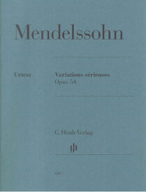 【ヘンレ版】メンデルスゾーン 厳格なる変奏曲/原典版 HN620