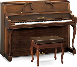 ヤマハ YF101W ウォルナット半艶 新品 インテリアピアノ 猫足 アップライトピアノ YAMAHA 約2か月で入荷見込み