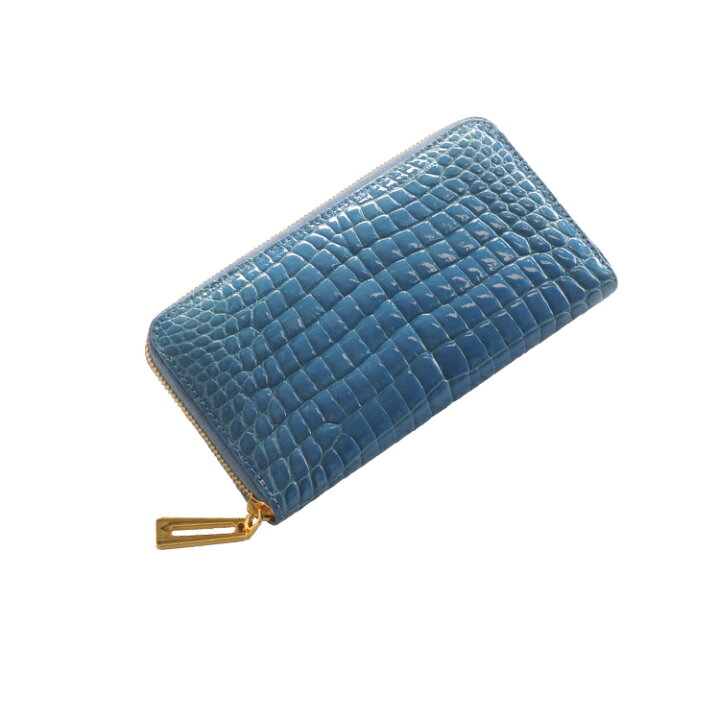 楽天市場】クロコダイル 長財布 シャイニング加工 センター取り 一枚革  