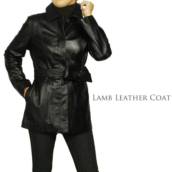 楽天市場】【SALE&クーポン!】【1点限り】 ラム ハーフコート 