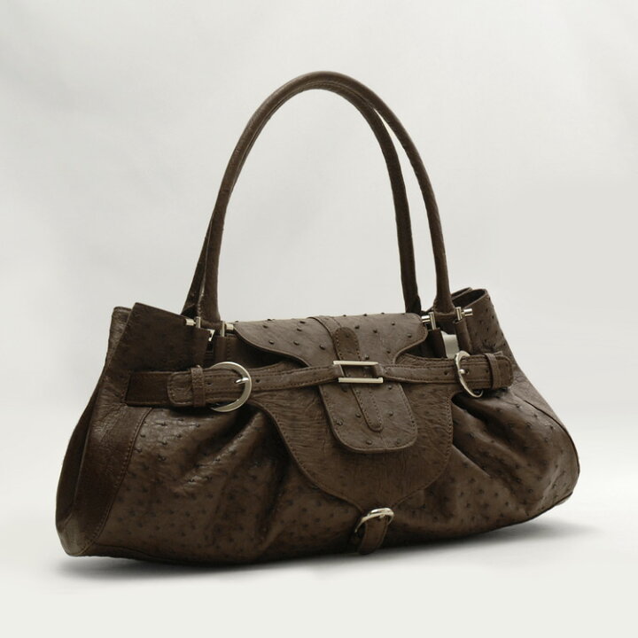 楽天市場】【クーポン対象】オーストリッチ ハンドバッグ レディース  