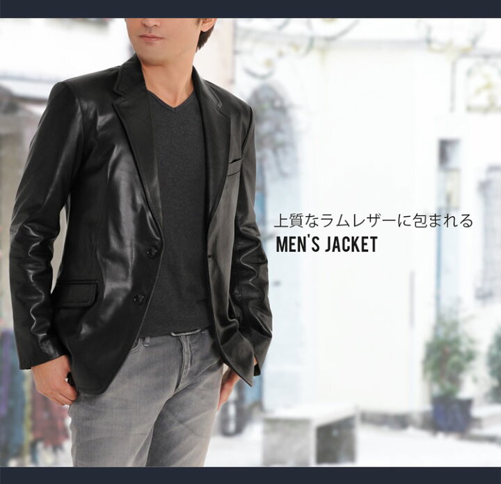 好評にて期間延長 本革 メンズ レザー ジャケット ラム スキン 軽量 テーラードジャケット M L Xl ライトベージュ ブラック No Matzi27 Com