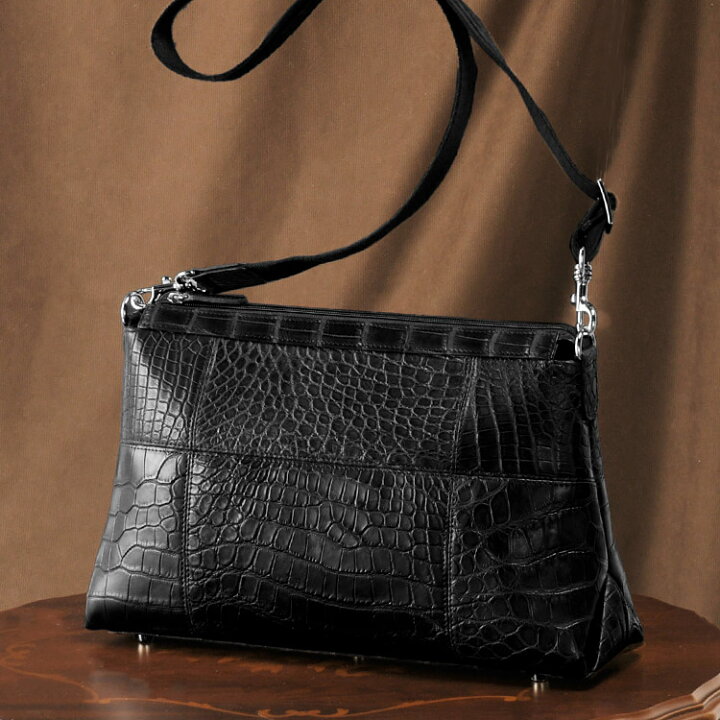 楽天市場】クロコダイル ショルダーバッグ レディース マット  