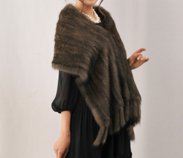 楽天市場】【40%OFFクーポン!】ロシアン セーブル ファーストール  