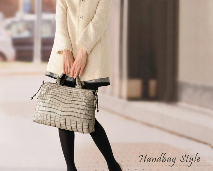 楽天市場】【19%OFFクーポン!】クロコダイル ハンドバッグ レディース  