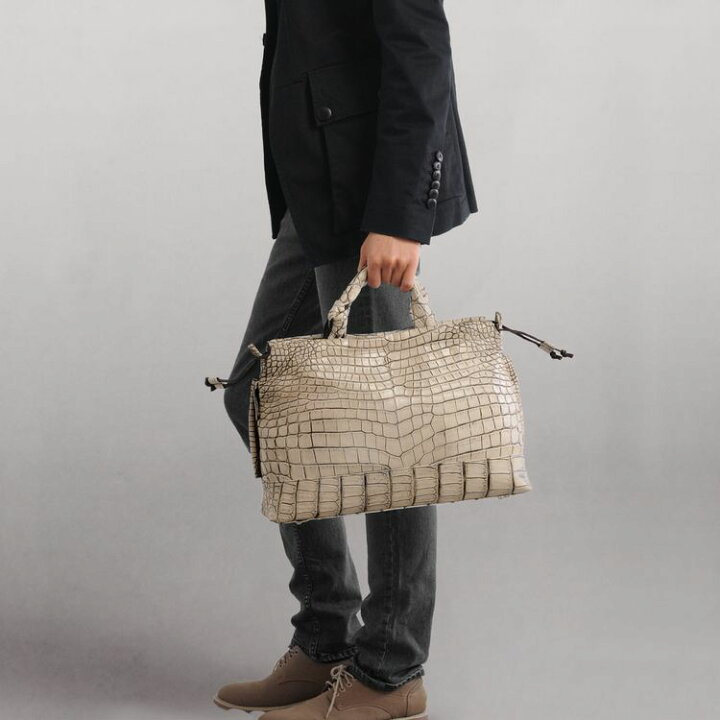 楽天市場】【19%OFFクーポン!】クロコダイル トートバッグ メンズ A4  