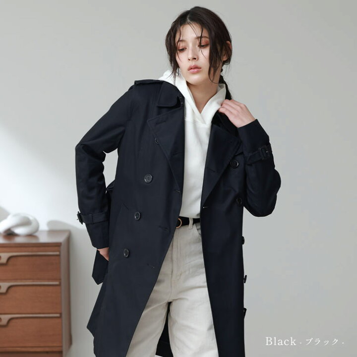 楽天市場】トレンチコート レディース コットン100％ Filomo  