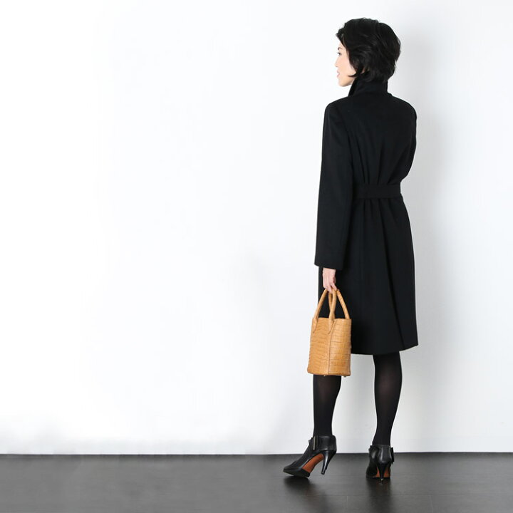 楽天市場 内モンゴル産 100 カシミヤ ロング コート 比翼仕立て 着丈100cm レディース ロングコート 秋 冬 ブラウン ミッドナイトグレー ブラック 9号 11号 13号 40代 50代 プレゼント ギフト Zf r 三京商会 Sankyo Shokai