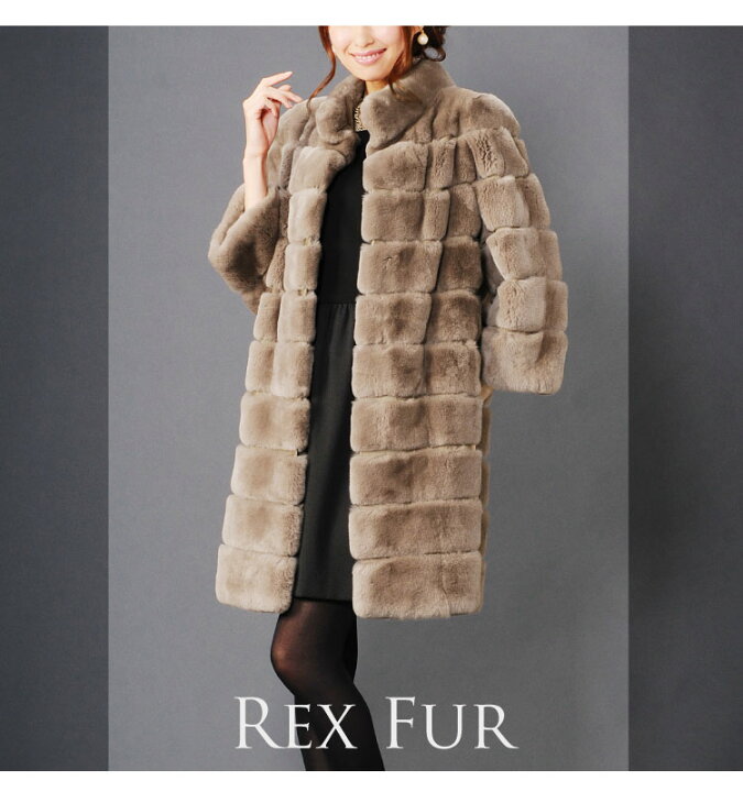 楽天市場】レッキス ファー コート 七分袖/レディース 毛皮 毛皮コート  