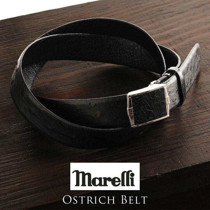 楽天市場】【10%OFFクーポン】オーストリッチ 35mm メンズ ベルト 本革 