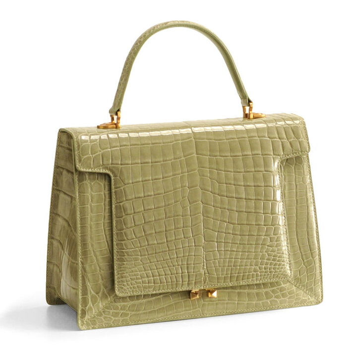 楽天市場】クロコダイル ハンドバッグ シャイニング 加工//2WAY  