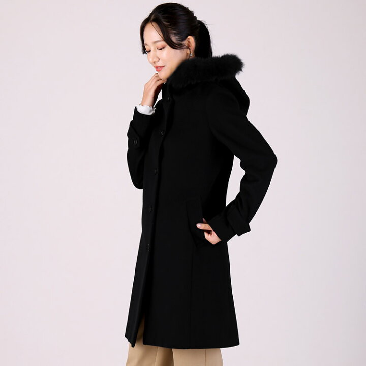 楽天市場】カシミヤ ブレンド ウール コート レディース きれいめ  