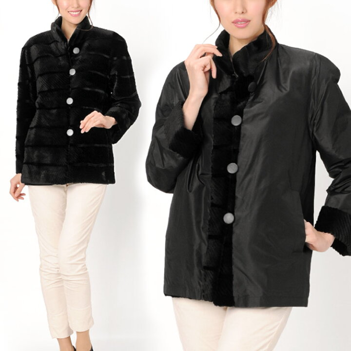 楽天市場】シルク100％ ＆ グルービング ミンク リバーシブル  