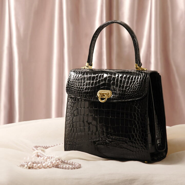 楽天市場】【クーポン対象】日本製 クロコダイル フォーマルバッグ  